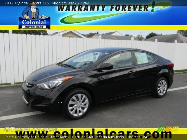 2012 Hyundai Elantra GLS in Midnight Black