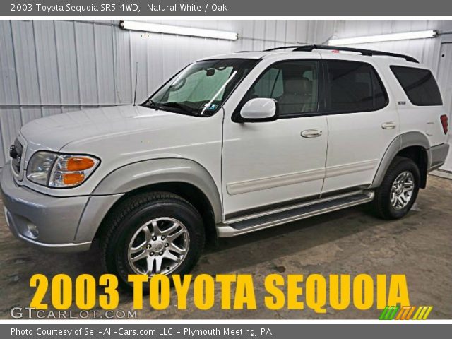 2003 Toyota Sequoia SR5 4WD in Natural White