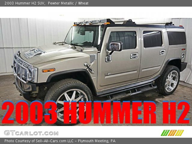 2003 Hummer H2 SUV in Pewter Metallic