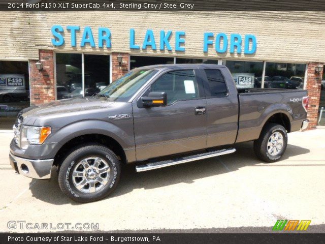 2014 Ford F150 XLT SuperCab 4x4 in Sterling Grey
