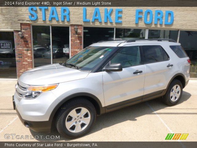 2014 Ford Explorer 4WD in Ingot Silver