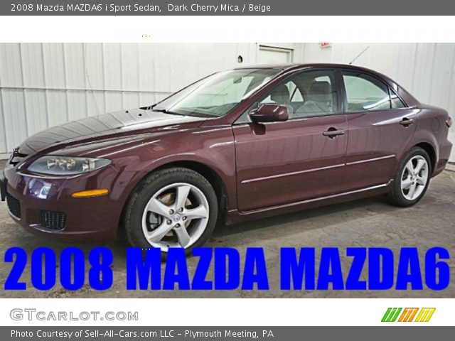 2008 Mazda MAZDA6 i Sport Sedan in Dark Cherry Mica