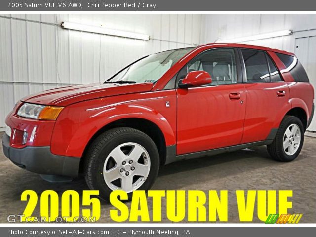 2005 Saturn VUE V6 AWD in Chili Pepper Red