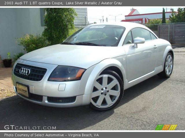 2003 Audi TT 1.8T quattro Coupe in Lake Silver Metallic