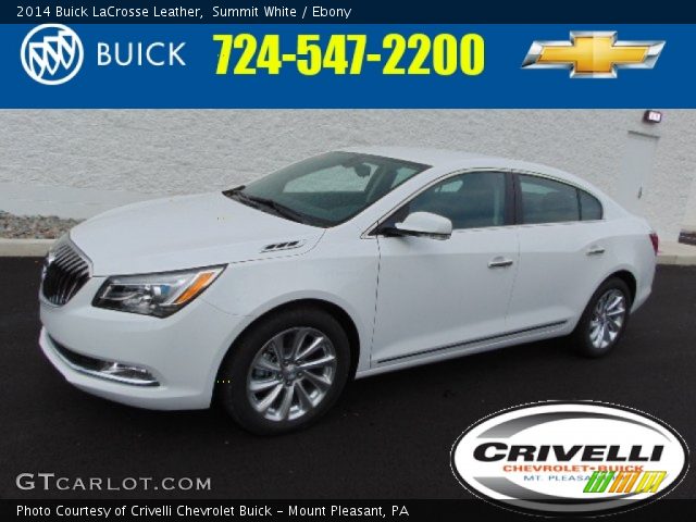 2014 Buick LaCrosse Leather in Summit White