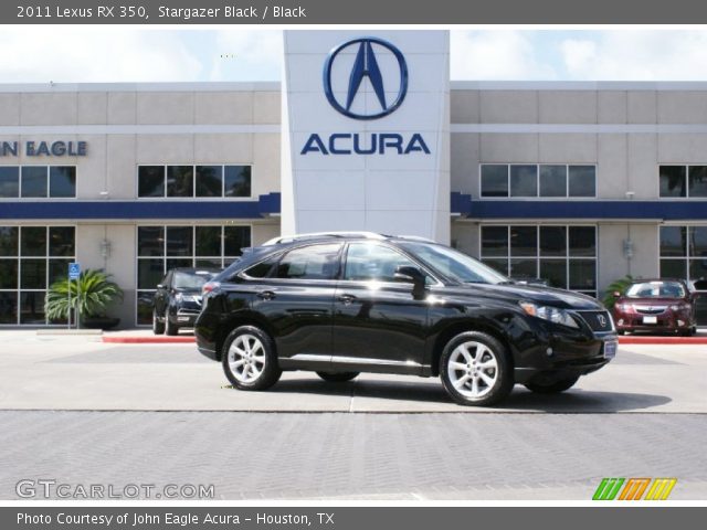 2011 Lexus RX 350 in Stargazer Black