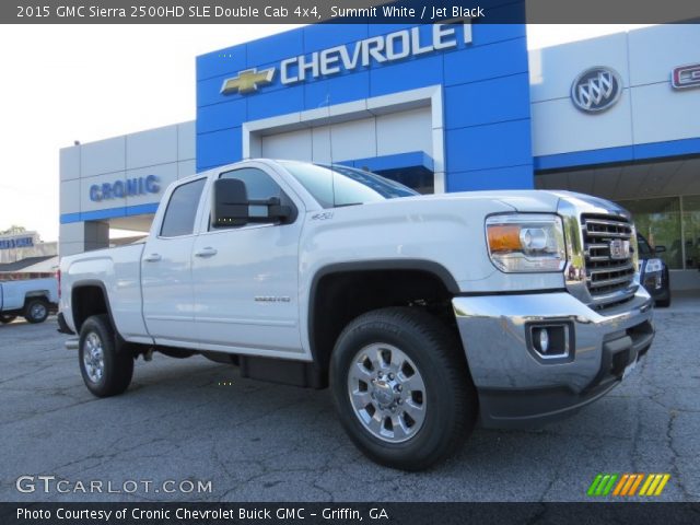 2015 GMC Sierra 2500HD SLE Double Cab 4x4 in Summit White