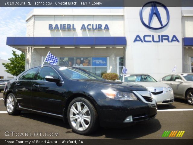 2010 Acura RL Technology in Crystal Black Pearl
