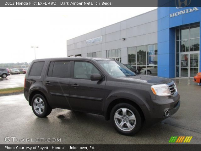 2012 Honda Pilot EX-L 4WD in Dark Amber Metallic