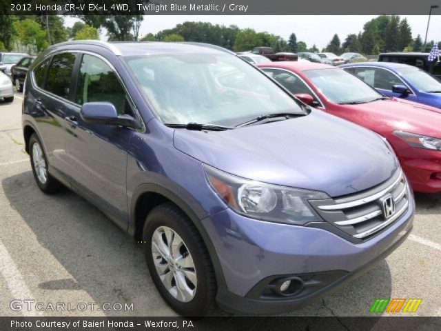 2012 Honda CR-V EX-L 4WD in Twilight Blue Metallic