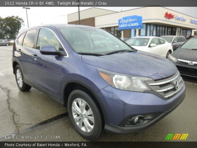 2012 Honda CR-V EX 4WD in Twilight Blue Metallic