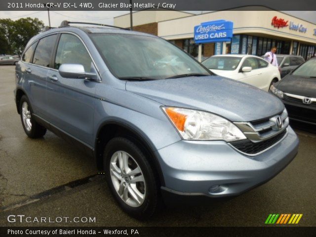 2011 Honda CR-V EX-L 4WD in Glacier Blue Metallic
