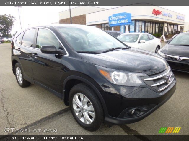 2012 Honda CR-V EX 4WD in Crystal Black Pearl