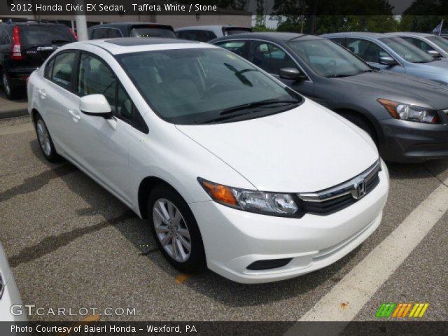 2012 Honda Civic EX Sedan in Taffeta White