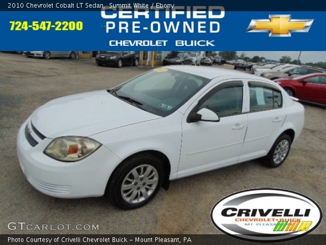 2010 Chevrolet Cobalt LT Sedan in Summit White