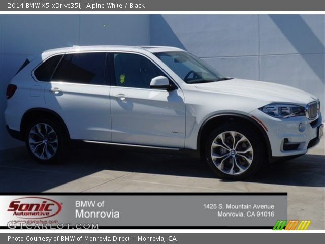 2014 BMW X5 xDrive35i in Alpine White