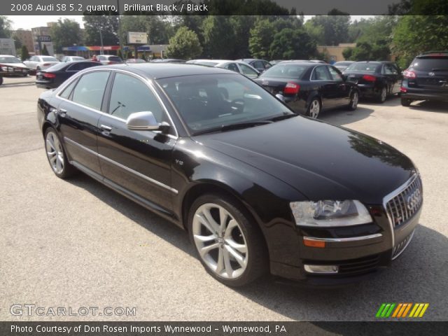 2008 Audi S8 5.2 quattro in Brilliant Black