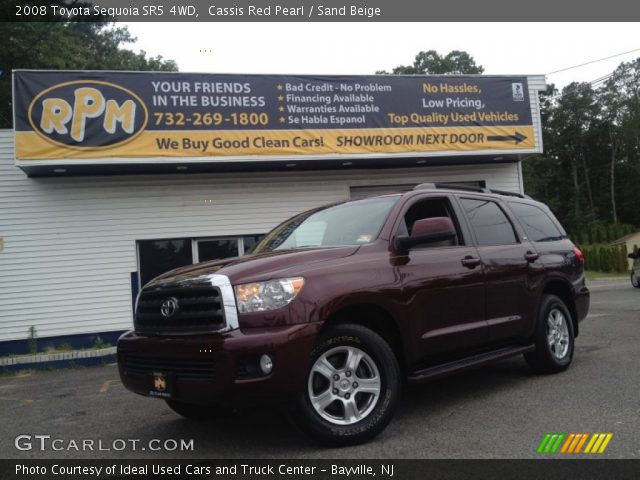 2008 Toyota Sequoia SR5 4WD in Cassis Red Pearl