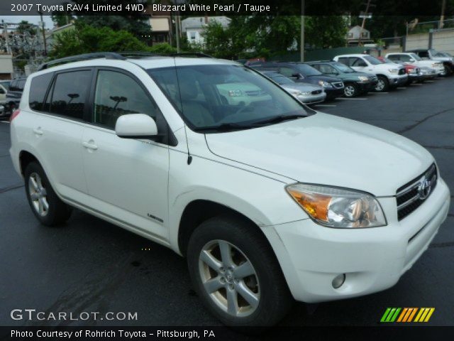 2007 Toyota RAV4 Limited 4WD in Blizzard White Pearl