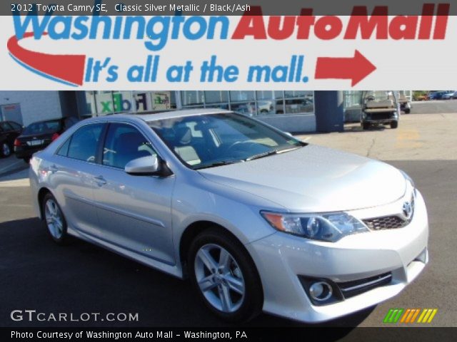 2012 Toyota Camry SE in Classic Silver Metallic