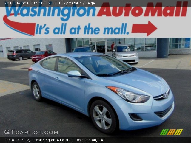 2011 Hyundai Elantra GLS in Blue Sky Metallic