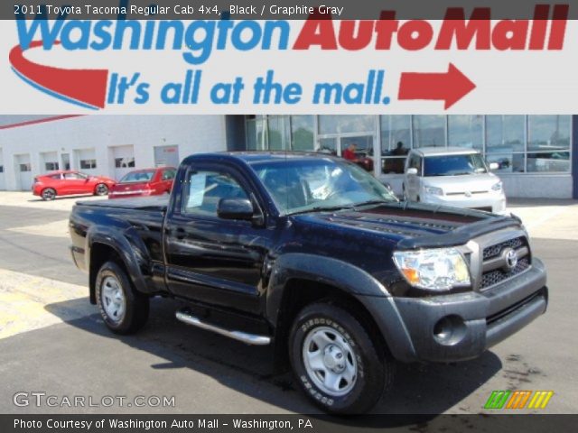 2011 Toyota Tacoma Regular Cab 4x4 in Black