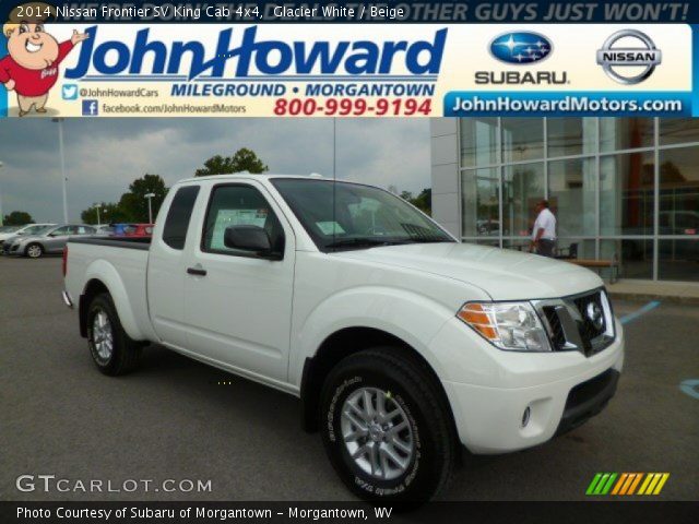 2014 Nissan Frontier SV King Cab 4x4 in Glacier White