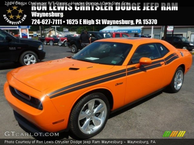 2014 Dodge Challenger R/T Classic in Header Orange