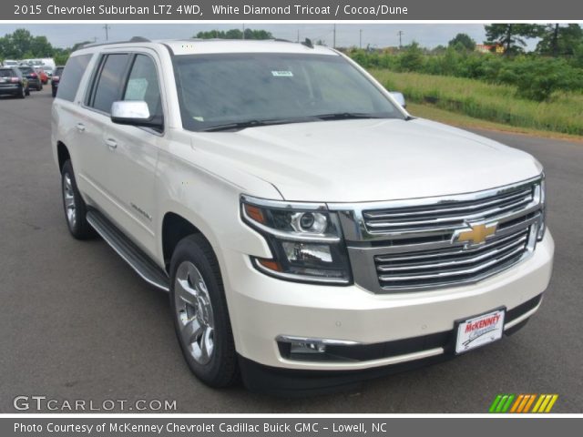 2015 Chevrolet Suburban LTZ 4WD in White Diamond Tricoat