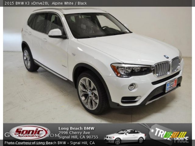 2015 BMW X3 xDrive28i in Alpine White