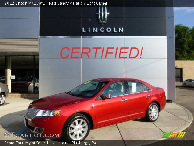 2012 Lincoln MKZ AWD in Red Candy Metallic