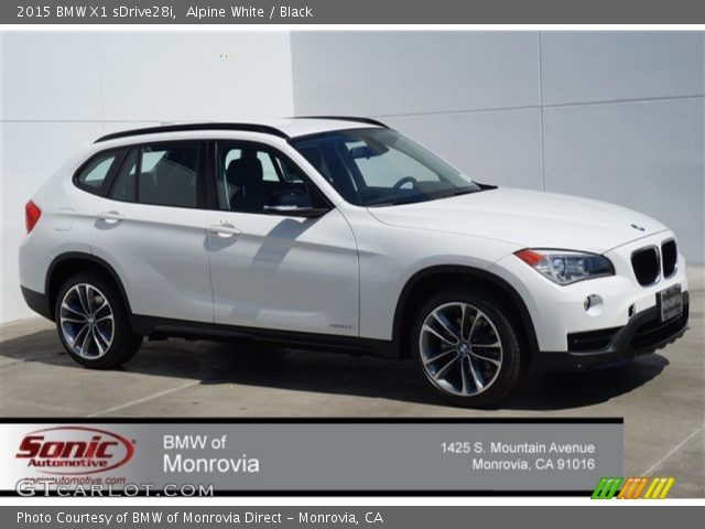 2015 BMW X1 sDrive28i in Alpine White