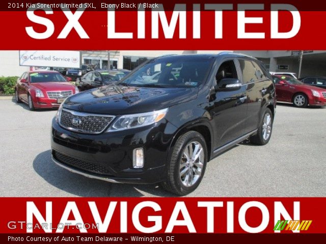 2014 Kia Sorento Limited SXL in Ebony Black