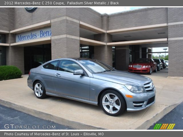 2012 Mercedes-Benz C 250 Coupe in Palladium Silver Metallic