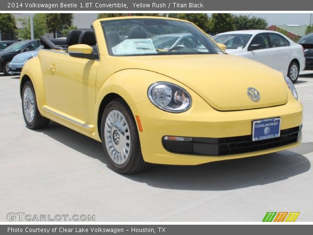 2014 Volkswagen Beetle 1.8T Convertible in Yellow Rush