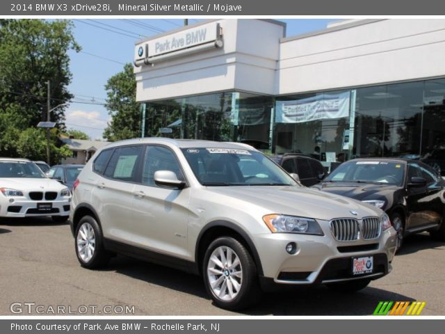 2014 BMW X3 xDrive28i in Mineral Silver Metallic