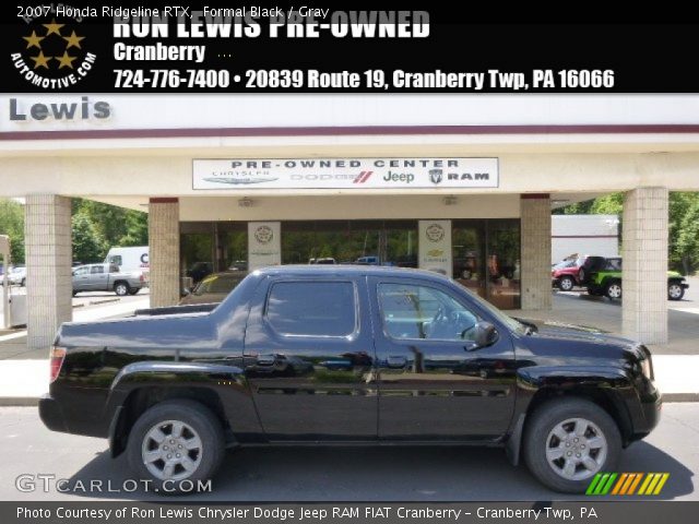 2007 Honda Ridgeline RTX in Formal Black