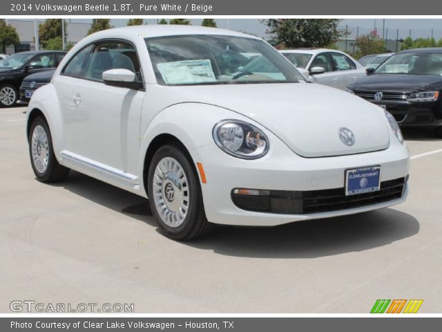 2014 Volkswagen Beetle 1.8T in Pure White