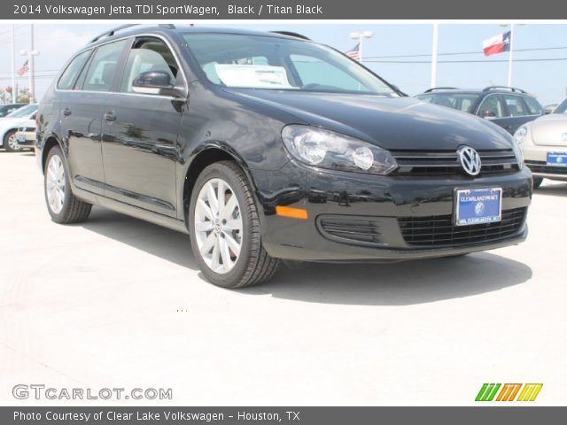2014 Volkswagen Jetta TDI SportWagen in Black