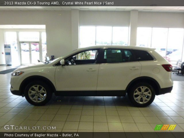2013 Mazda CX-9 Touring AWD in Crystal White Pearl Mica