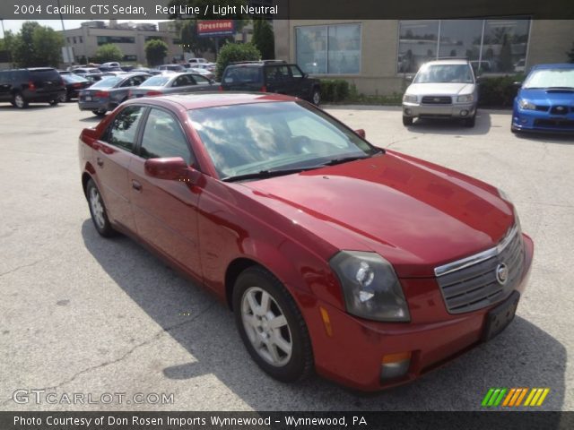 2004 Cadillac CTS Sedan in Red Line