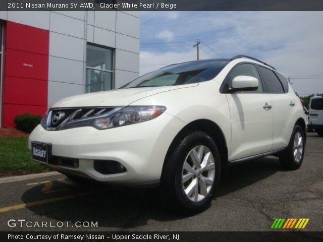 2011 Nissan Murano SV AWD in Glacier White Pearl