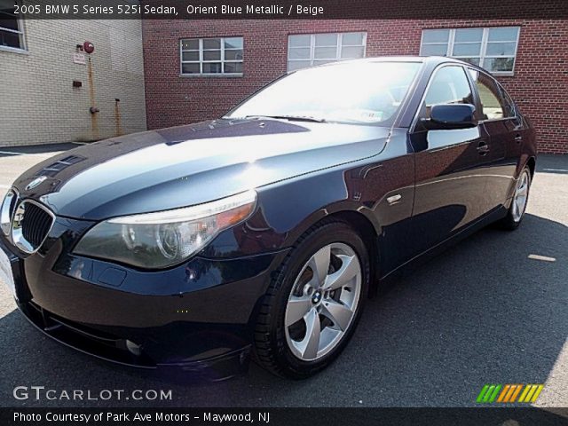 2005 BMW 5 Series 525i Sedan in Orient Blue Metallic