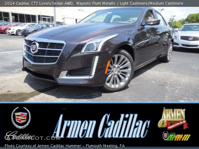 2014 Cadillac CTS Luxury Sedan AWD in Majestic Plum Metallic