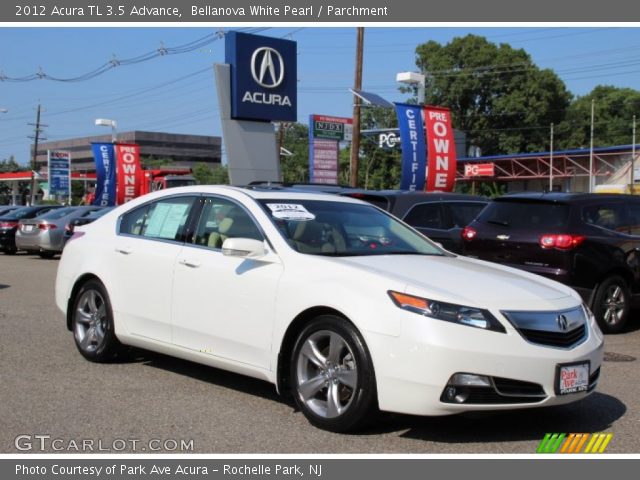 2012 Acura TL 3.5 Advance in Bellanova White Pearl