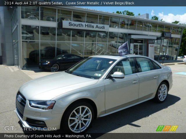 2014 Audi A4 2.0T quattro Sedan in Cuvee Silver Metallic