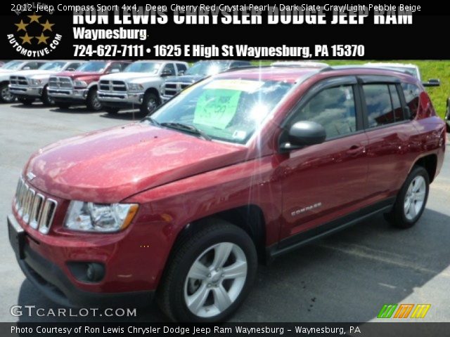 2012 Jeep Compass Sport 4x4 in Deep Cherry Red Crystal Pearl