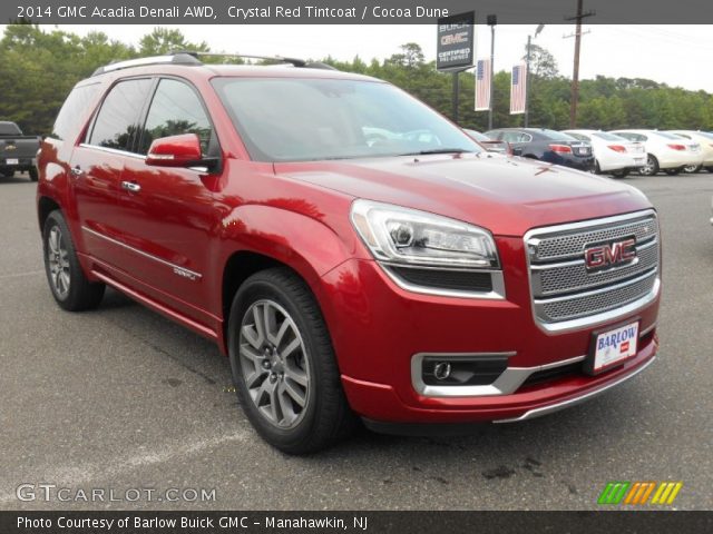 2014 GMC Acadia Denali AWD in Crystal Red Tintcoat