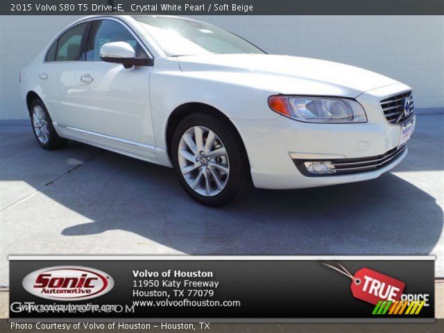2015 Volvo S80 T5 Drive-E in Crystal White Pearl