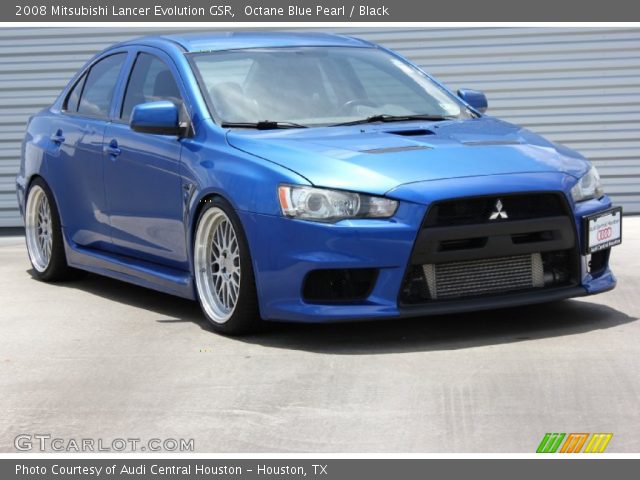2008 Mitsubishi Lancer Evolution GSR in Octane Blue Pearl